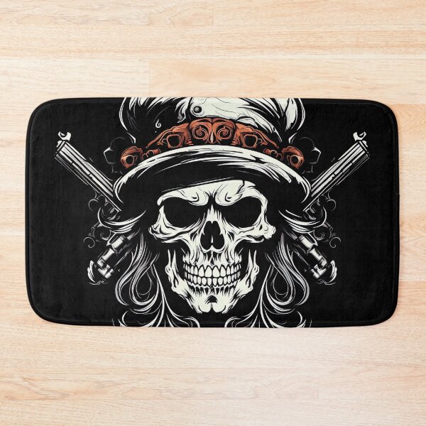 Item preview, Cowboy Skull with Vintage Gun designed and sold by eyestetix.