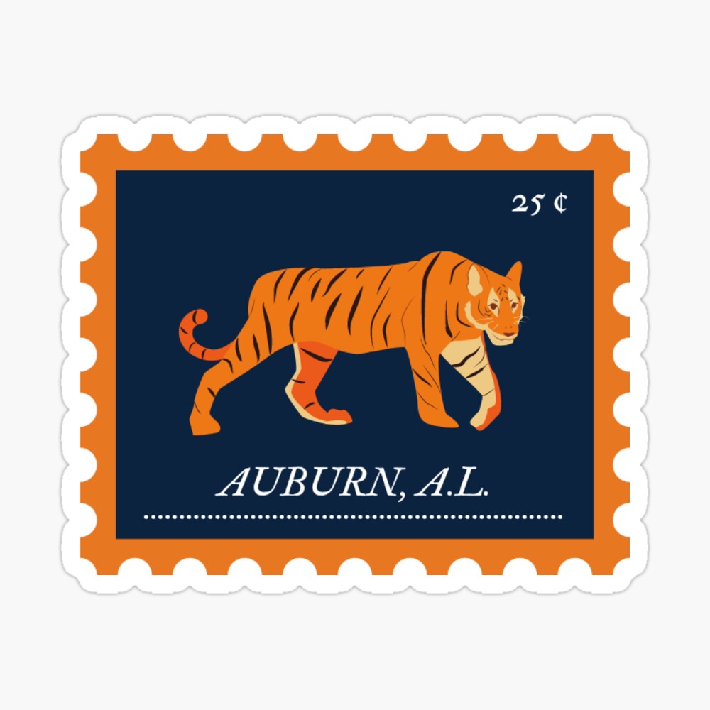 Auburn AL Stamp | Pin