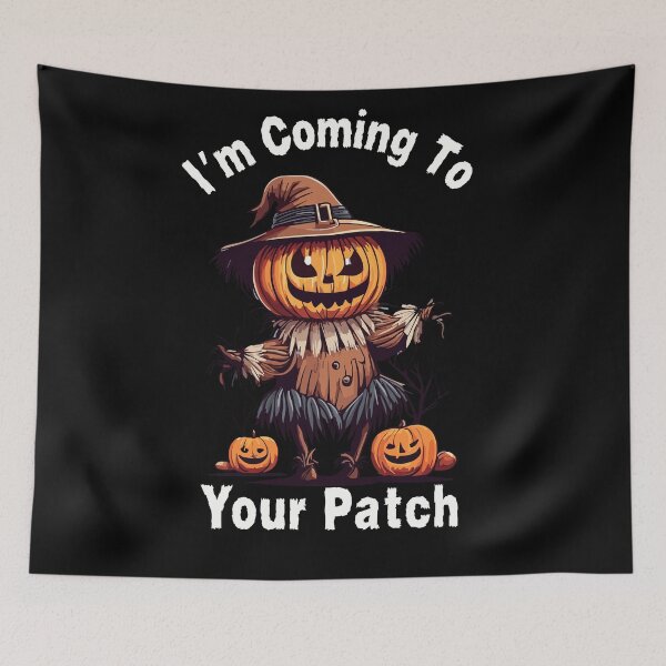 Item preview, Halloween Scarecrow... I'm Coming to Your Patch designed and sold by TheTrendsDesk.