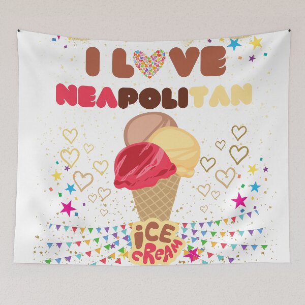 Item preview, I love Neapolitan or tricolor ice cream. designed and sold by studio468.