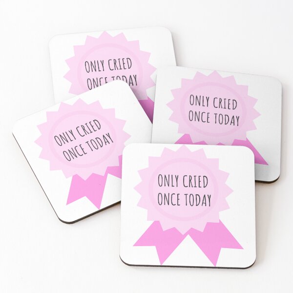 Item preview, Only Cried Once Today Badge designed and sold by sarabye.