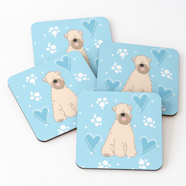 Item preview, Love Cream Soft Coated Wheaten Terrier  designed and sold by Lulupainting.
