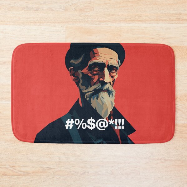 Item preview, Old man cussing, #%$@*!!! ArtworkNº8H designed and sold by Bauani.