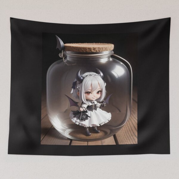 Item preview, Innocence Behind Bars: The Cute Imprisoned Demoness designed and sold by SarmosaVassa.