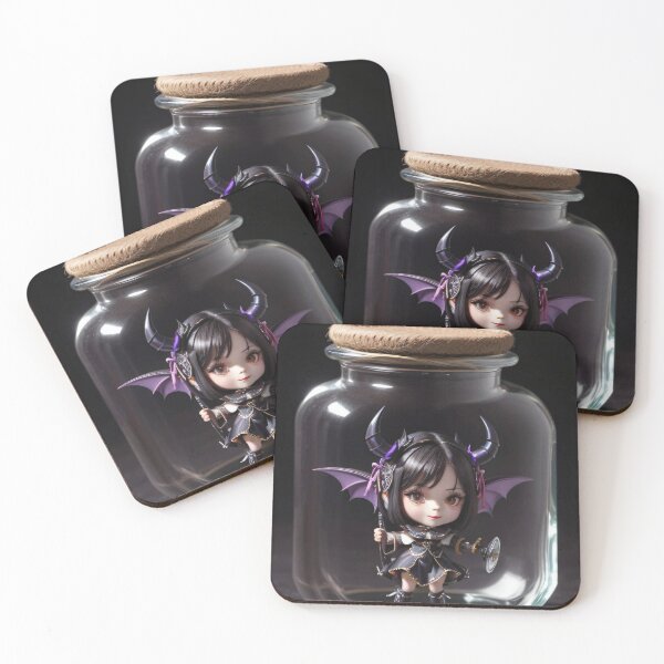Item preview, Trapped Elegance: The Darling Demoness in Her Crystal Cage designed and sold by SarmosaVassa.