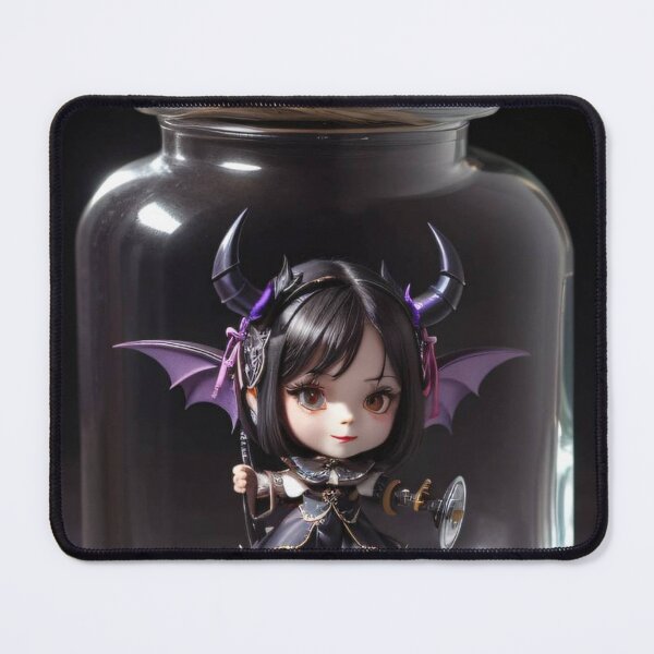 Item preview, Trapped Elegance: The Darling Demoness in Her Crystal Cage designed and sold by SarmosaVassa.