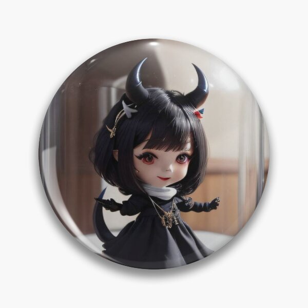 Item preview, Beauty Beyond Bounds: The Ethereal Little Demon in Glass designed and sold by SarmosaVassa.