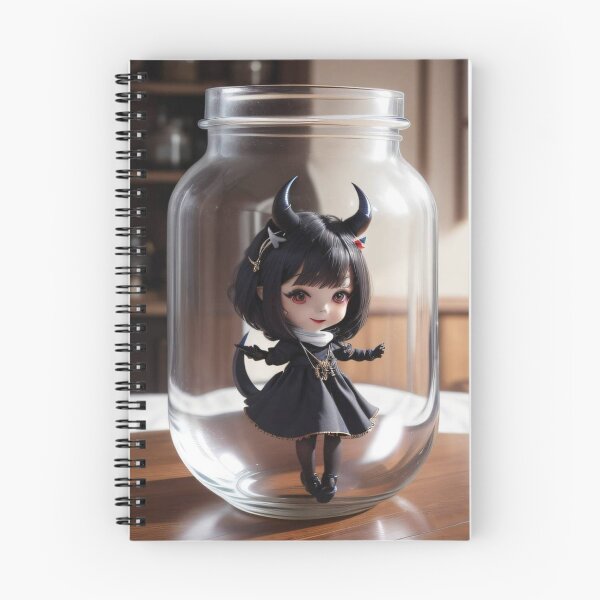 Item preview, Beauty Beyond Bounds: The Ethereal Little Demon in Glass designed and sold by SarmosaVassa.