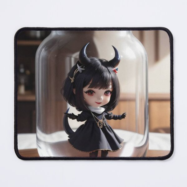 Item preview, Beauty Beyond Bounds: The Ethereal Little Demon in Glass designed and sold by SarmosaVassa.