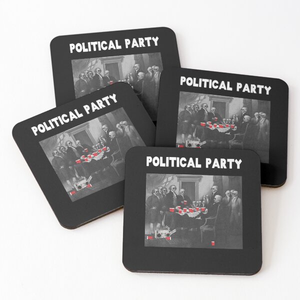 Item preview, Funny Beer Drinking Founding Fathers Political Party Gift designed and sold by MissRasheedHam.