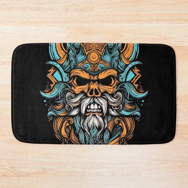 Item preview, Vintage Bearded Skull Viking designed and sold by eyestetix.
