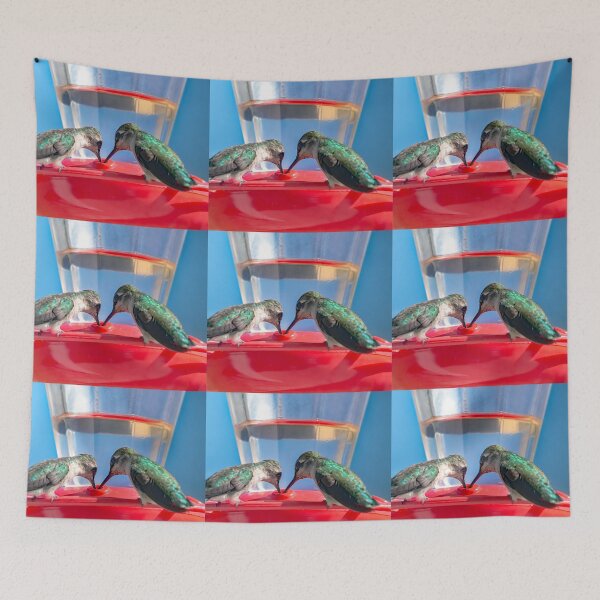 Item preview, Two Hummingbirds Sharing  designed and sold by CarolM.