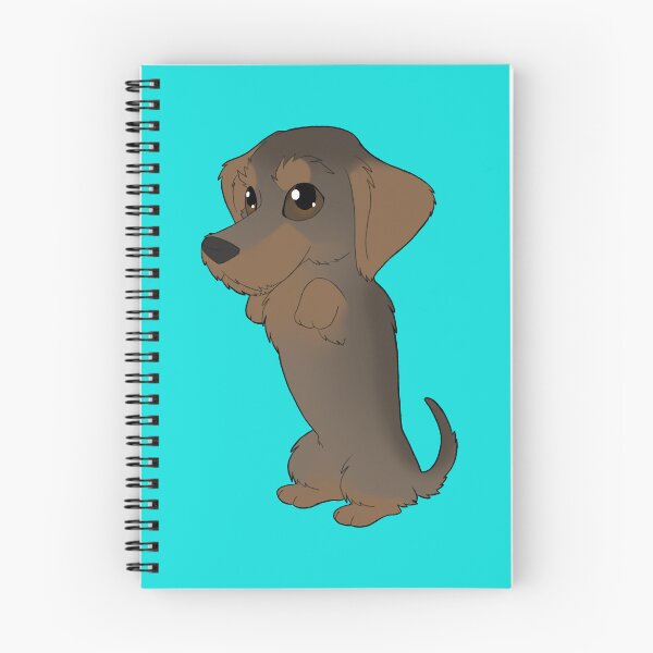Item preview, Wirehaired Dachshund (grizzle) designed and sold by CuppElida.