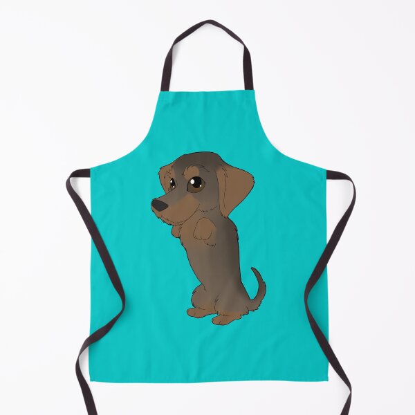 Item preview, Wirehaired Dachshund (grizzle) designed and sold by CuppElida.