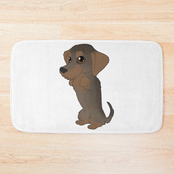 Item preview, Wirehaired Dachshund (grizzle) designed and sold by CuppElida.