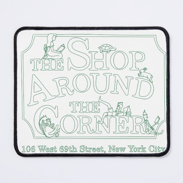 Item preview, The shop around the corner sign design designed and sold by KingsQueen33.