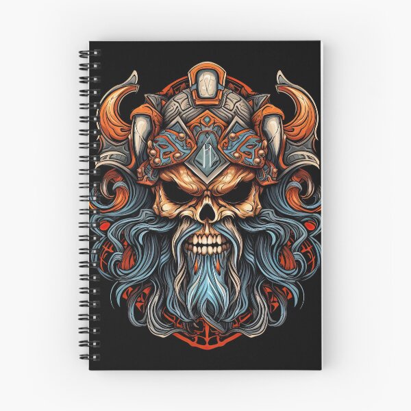 Item preview, Vintage Bearded Skull Viking 2 designed and sold by eyestetix.