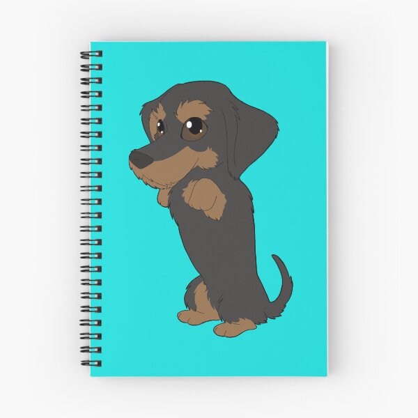 Item preview, Wirehaired Dachshund (black _amp_ tan) designed and sold by CuppElida.