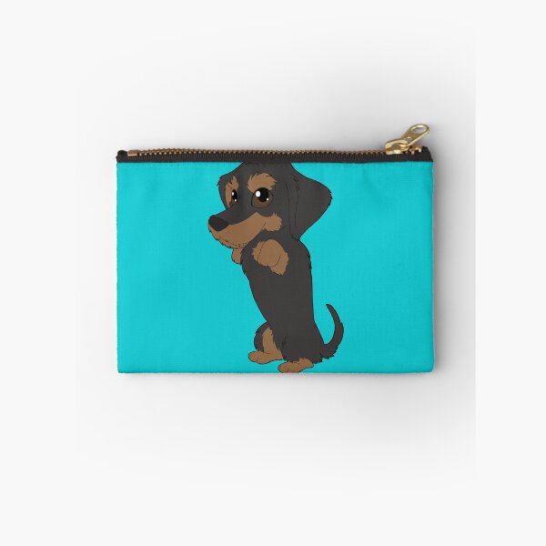 Item preview, Wirehaired Dachshund (black _amp_ tan) designed and sold by CuppElida.