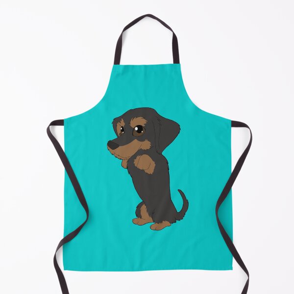 Item preview, Wirehaired Dachshund (black _amp_ tan) designed and sold by CuppElida.