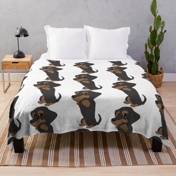 Item preview, Wirehaired Dachshund (black _amp_ tan) designed and sold by CuppElida.