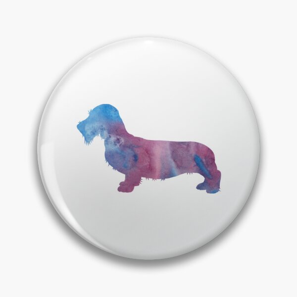 Item preview, Wirehaired Dachshund - Doxie Silhouette Portrait designed and sold by CuppElida.