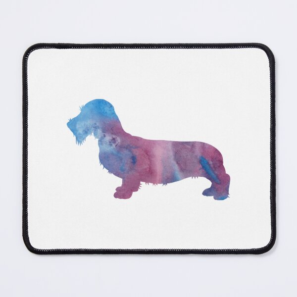 Item preview, Wirehaired Dachshund - Doxie Silhouette Portrait designed and sold by CuppElida.