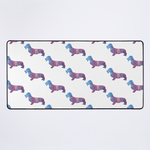 Item preview, Wirehaired Dachshund - Doxie Silhouette Portrait designed and sold by CuppElida.