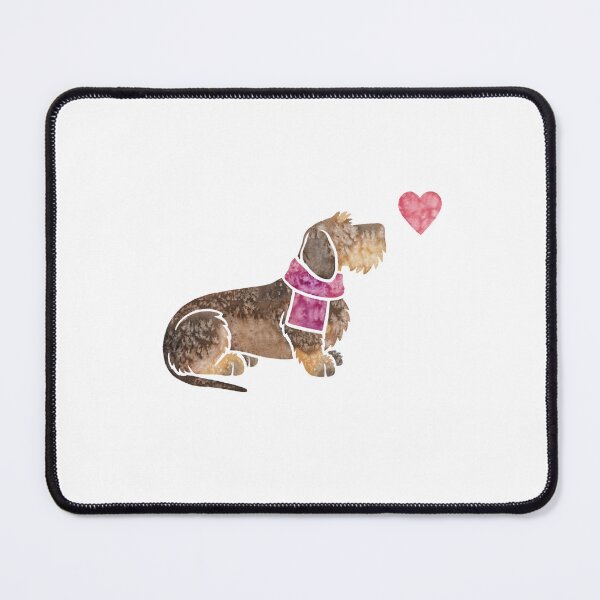 Item preview, Watercolour Dachshund (wirehaired) designed and sold by CuppElida.