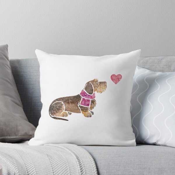 Item preview, Watercolour Dachshund (wirehaired) designed and sold by CuppElida.