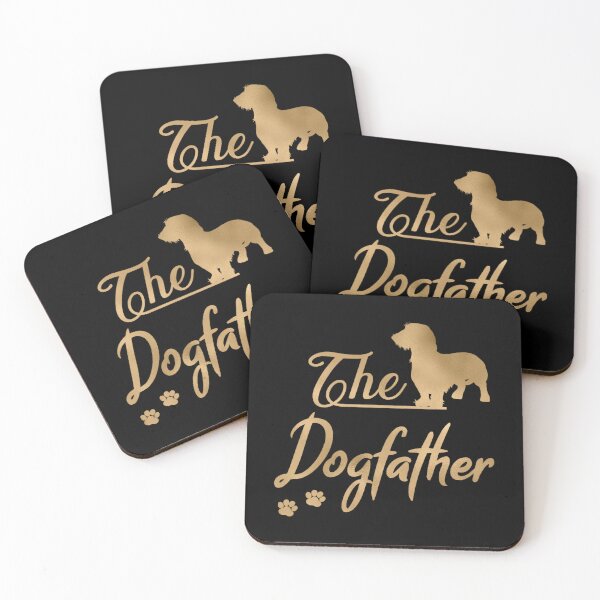Item preview, The Dachshund Dogfather (Wirehaired Doxie) designed and sold by CuppElida.