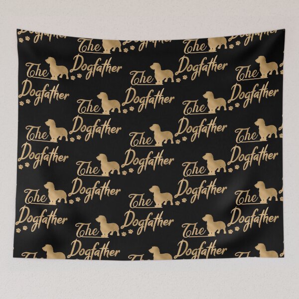 Item preview, The Dachshund Dogfather (Wirehaired Doxie) designed and sold by CuppElida.