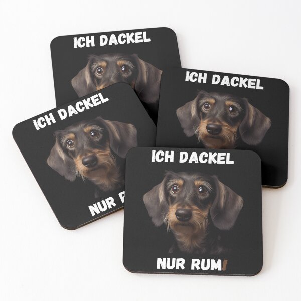 Item preview, Sweet Wire-haired Dachshund - I Just Dachshund Around! 4 designed and sold by CuppElida.