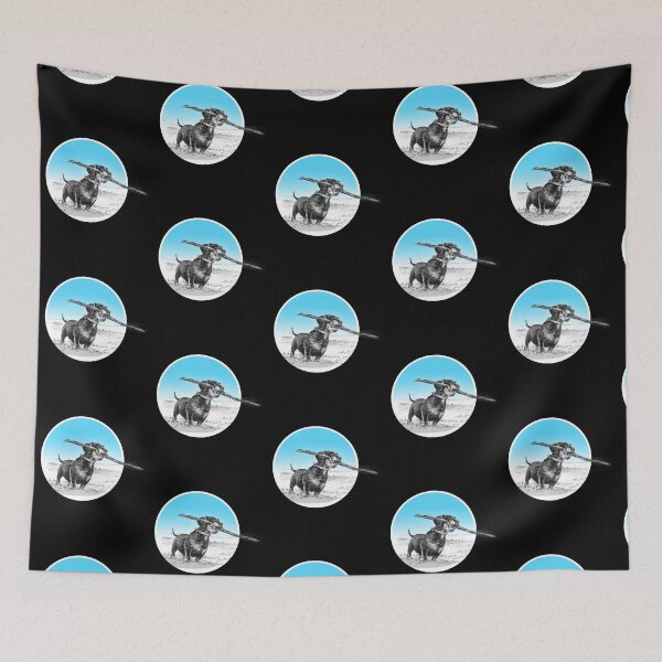 Item preview, Dachshund with a stick  designed and sold by CuppElida.