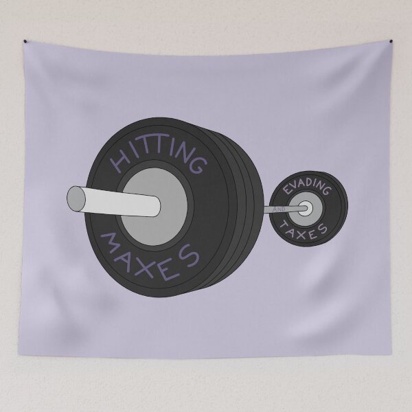 Item preview, Hitting maxes Evading taxes  designed and sold by m-jick.