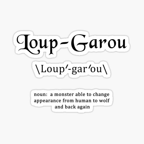 Aperçu de l'œuvre Loup Garou créée et vendue par WILLIRERO.