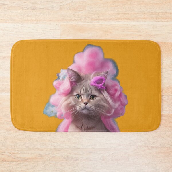Item preview, Barbenheimer Cat with pink ribbon designed and sold by Glamalt.