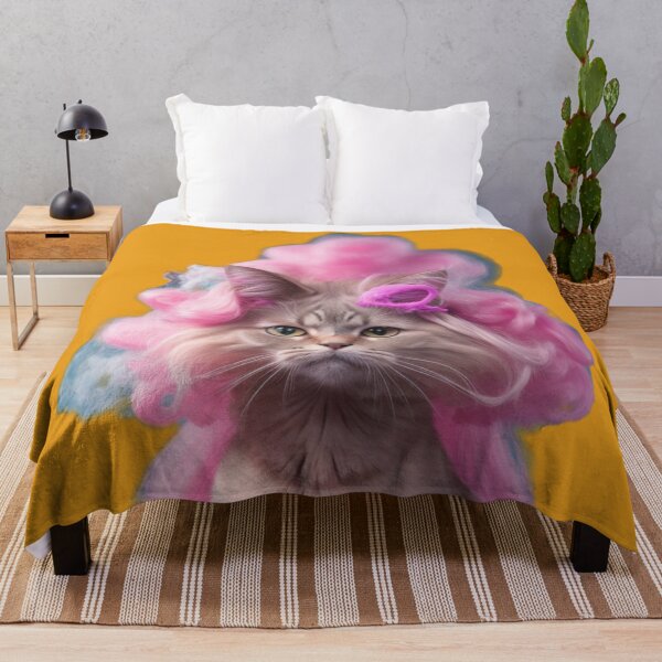 Item preview, Barbenheimer Cat with pink ribbon designed and sold by Glamalt.