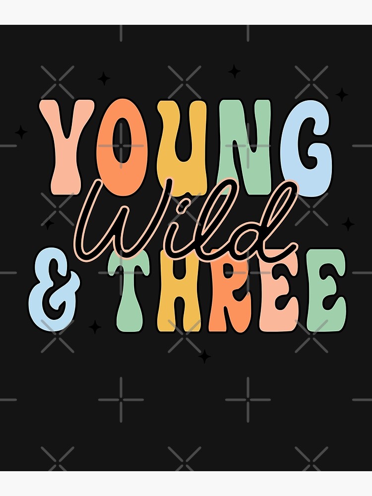 Young Wild & Three Groovy 3rd Birthday Hippie Sunflower young-wild-three-groovy-3rd-birthday-hippie-sunflower-art-print-for-sale-by-william-parker-redbubble