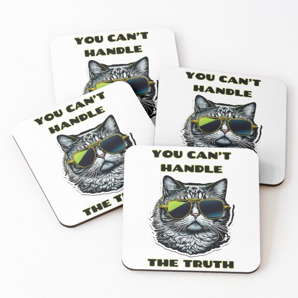 Item preview, Cat: You Can't Handle The Truth designed and sold by Art Intelligence.