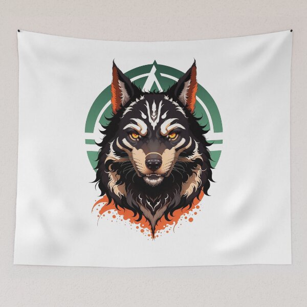 Item preview, Lone Wolf graphics design designed and sold by khaq.