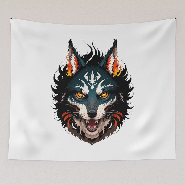 Item preview, Wolf Totem graphics design designed and sold by khaq.