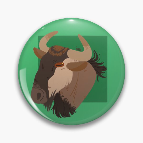 Item preview, Chalk Creatures, Wildebeest designed and sold by inkvisage.