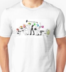 Hayley Williams Rainbow Hair Evolution Unisex T-Shirt