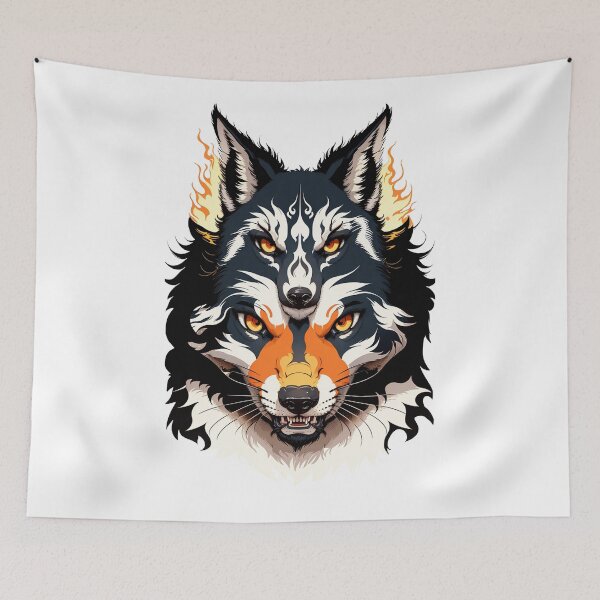 Item preview, Wolf Spirit graphics design illustration designed and sold by khaq.