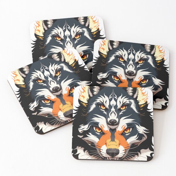 Item preview, Wolf Spirit graphics design illustration designed and sold by khaq.