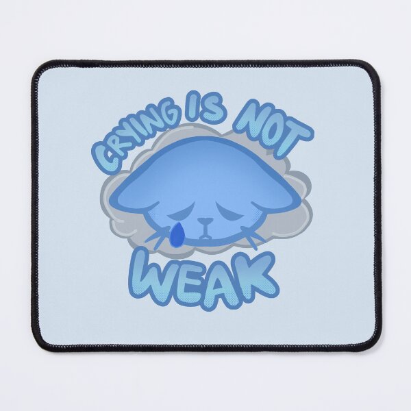 Item preview, Therapy Cats- Crying is not Weak designed and sold by samthedam.
