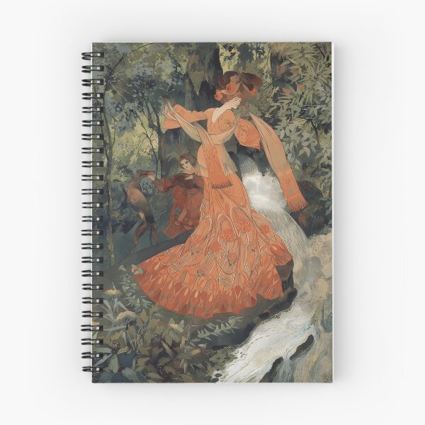 Item preview, Elegante pres d'une Source Georges de Feure designed and sold by NouveauEra.