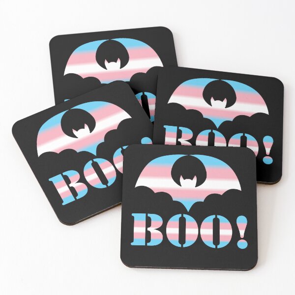 Item preview, Bat Boo Transgender Pride designed and sold by TheirChoice.