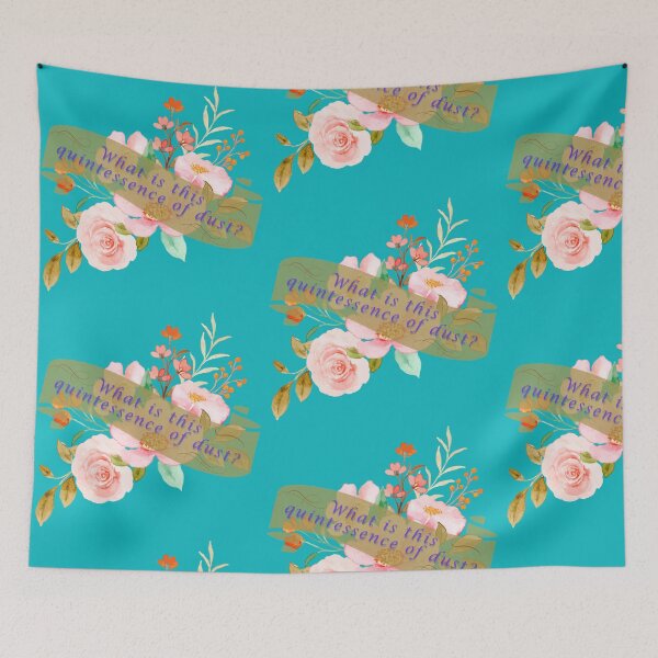 Item preview, ¿Qué es esta quintaesencia del polvo? Flores y pergamino designed and sold by britomarteprime.